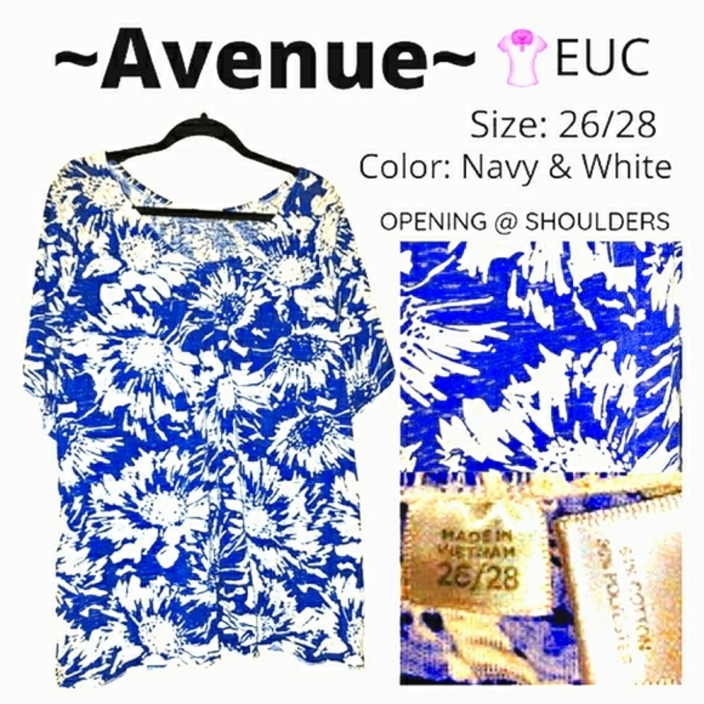 🔥EUC~Avenue Blouse.